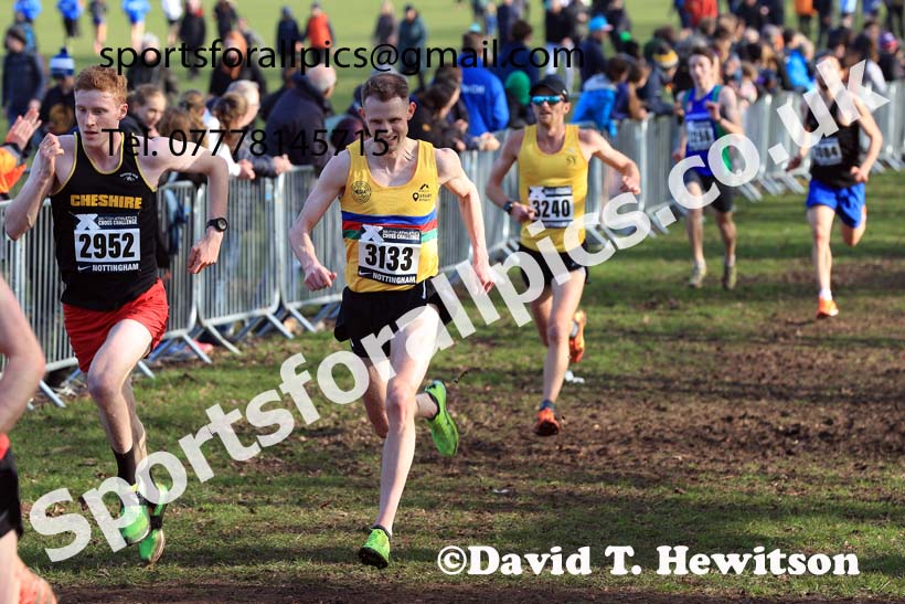 Senior Men, 2024 CAU Inter Counties Cross Country Champs., Wollaton Park, Nottingham. Photo: David T. Hewitson/Sports for All Pics